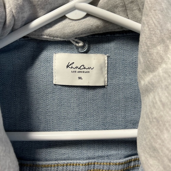 Denim Hoodie Jacket - Picture 3 of 3